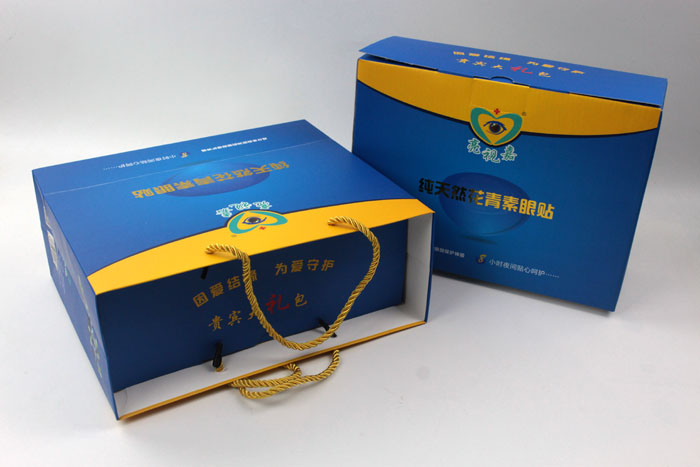 哪里可以做禮盒包裝？護眼神器亮視嘉護眼貼禮盒包裝+手提袋套裝出自長沙印刷廠